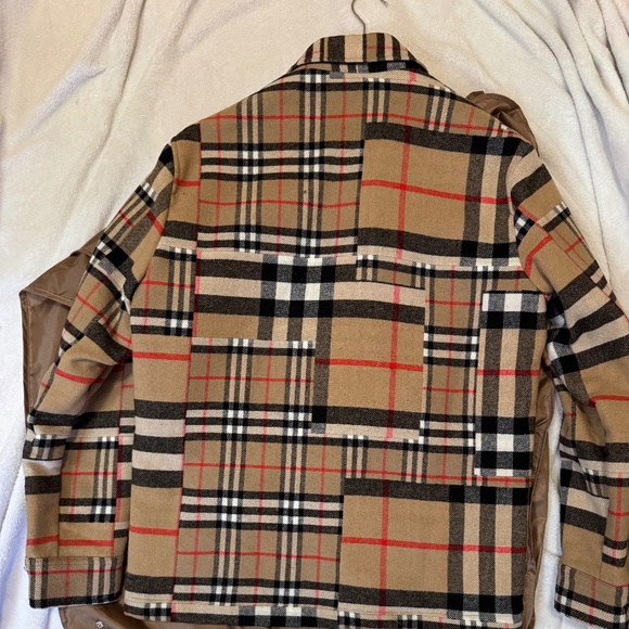 Burberry Wool Check Pattern Jacket - Picture 2 of 3